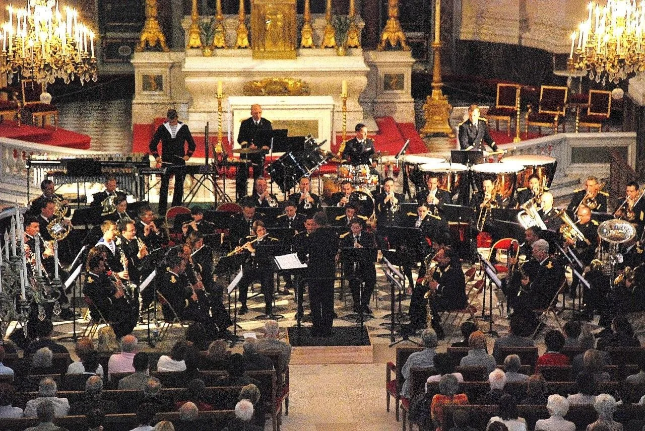 La musique des équipages de la flotte de Toulon en concert dans la chapelle des Invalides