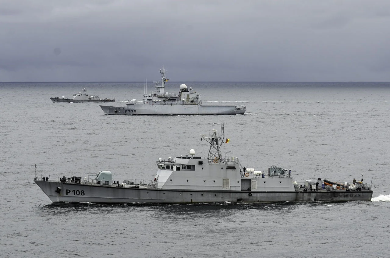 Le Germinal en entraînement opérationnel multinational dans le Golfe de Guinée