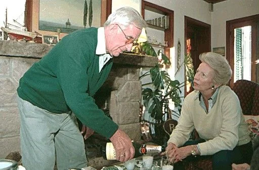 Georges Coste et sa seconde épouse