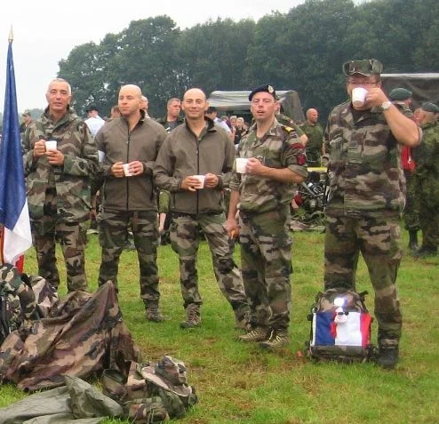 L'équipe de l'Association des Réservistes de la Marine participant à Nimègues 2010