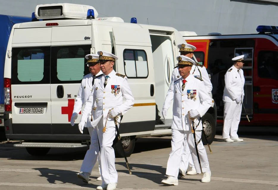 Arrivée du chef d'état-major