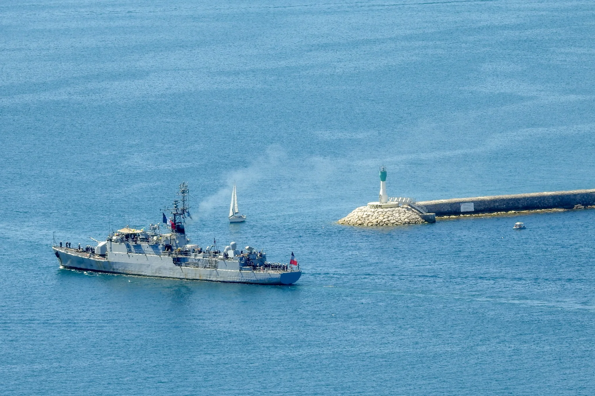 Le patrouilleur Commandant Ducuing rentre pour la dernière fois dans le port de Toulon