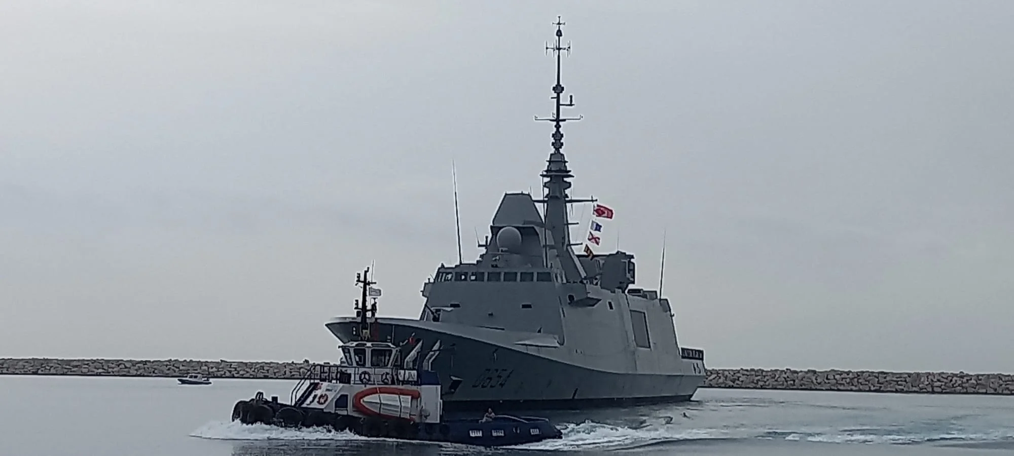 Arrivée en Turquie de la frégate Auvergne