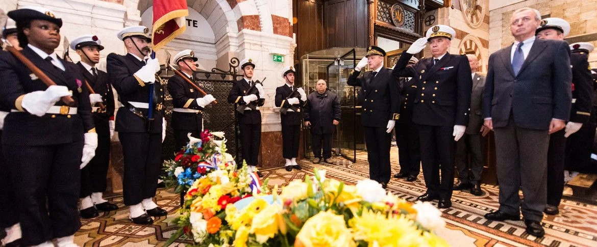 Cérémonie d’hommage aux marins-pompiers de Marseille décédés en mission