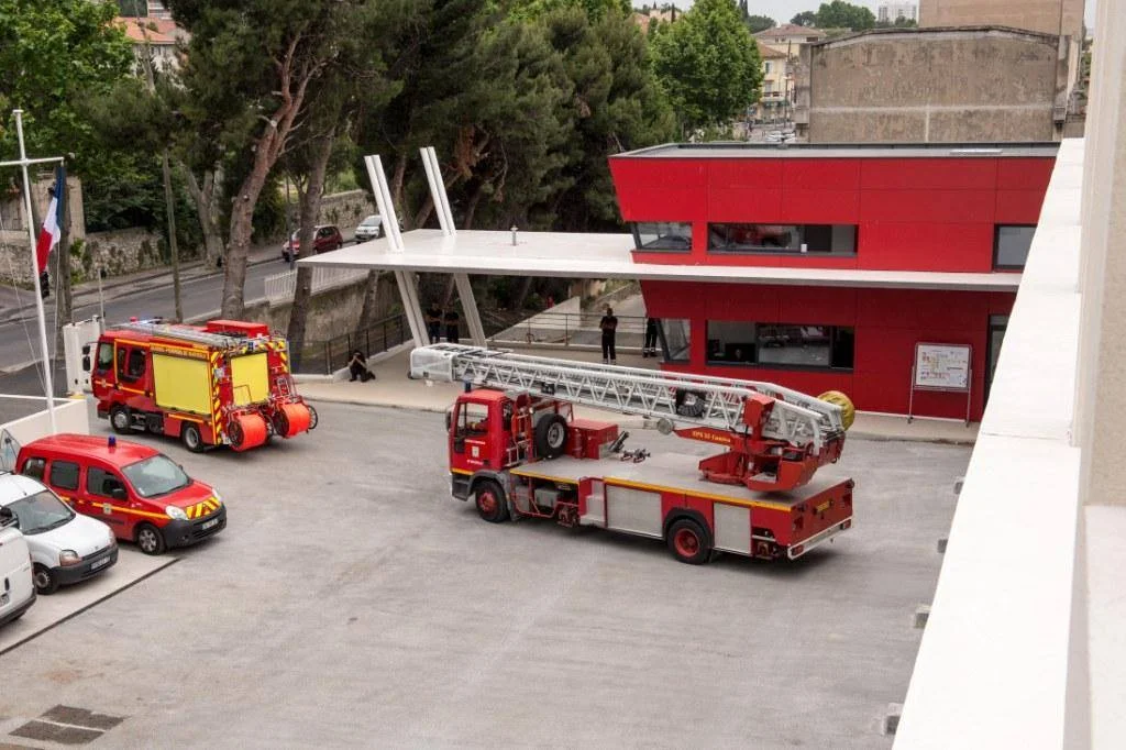 Première intervention pour le nouveau Centre d’Incendie et de Secours du Bataillon de Marins-pompiers de Marseille