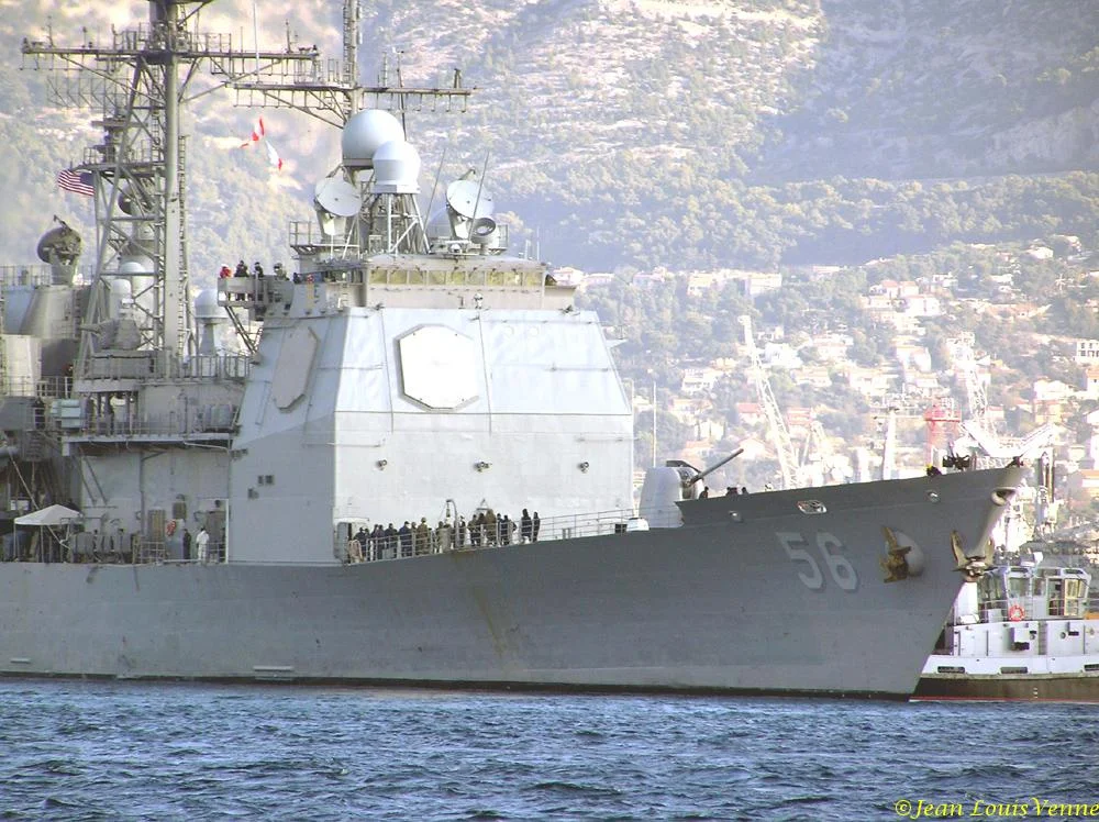 Escale du croiseur USS San Jacinto Ã  Toulon