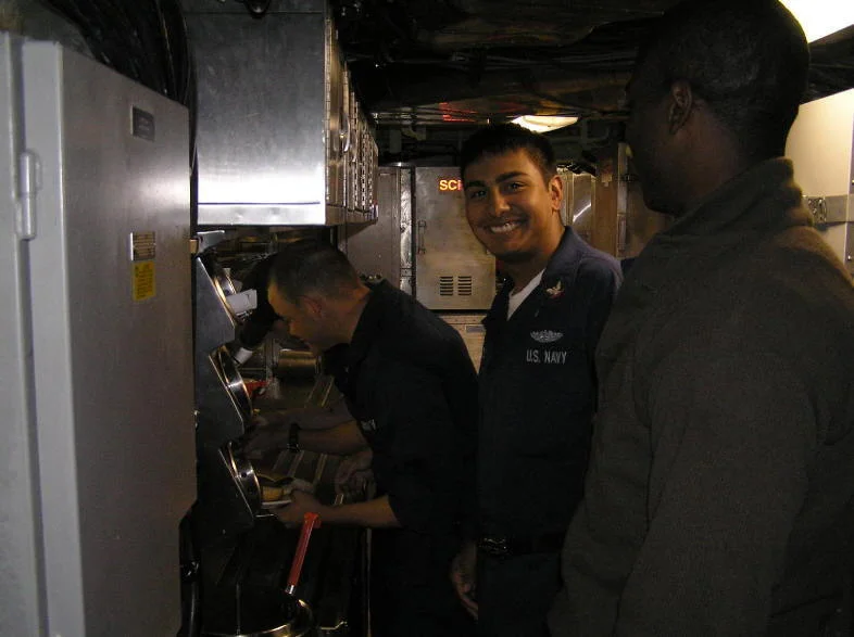 Alignés avant de manger