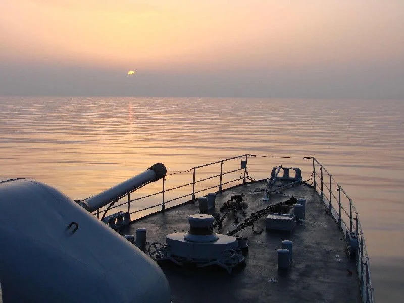 Lever de soleil sur le Blaison