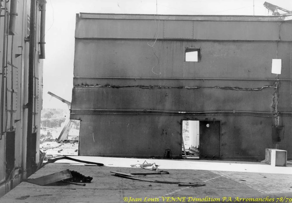 Démolition de l'Arromanches