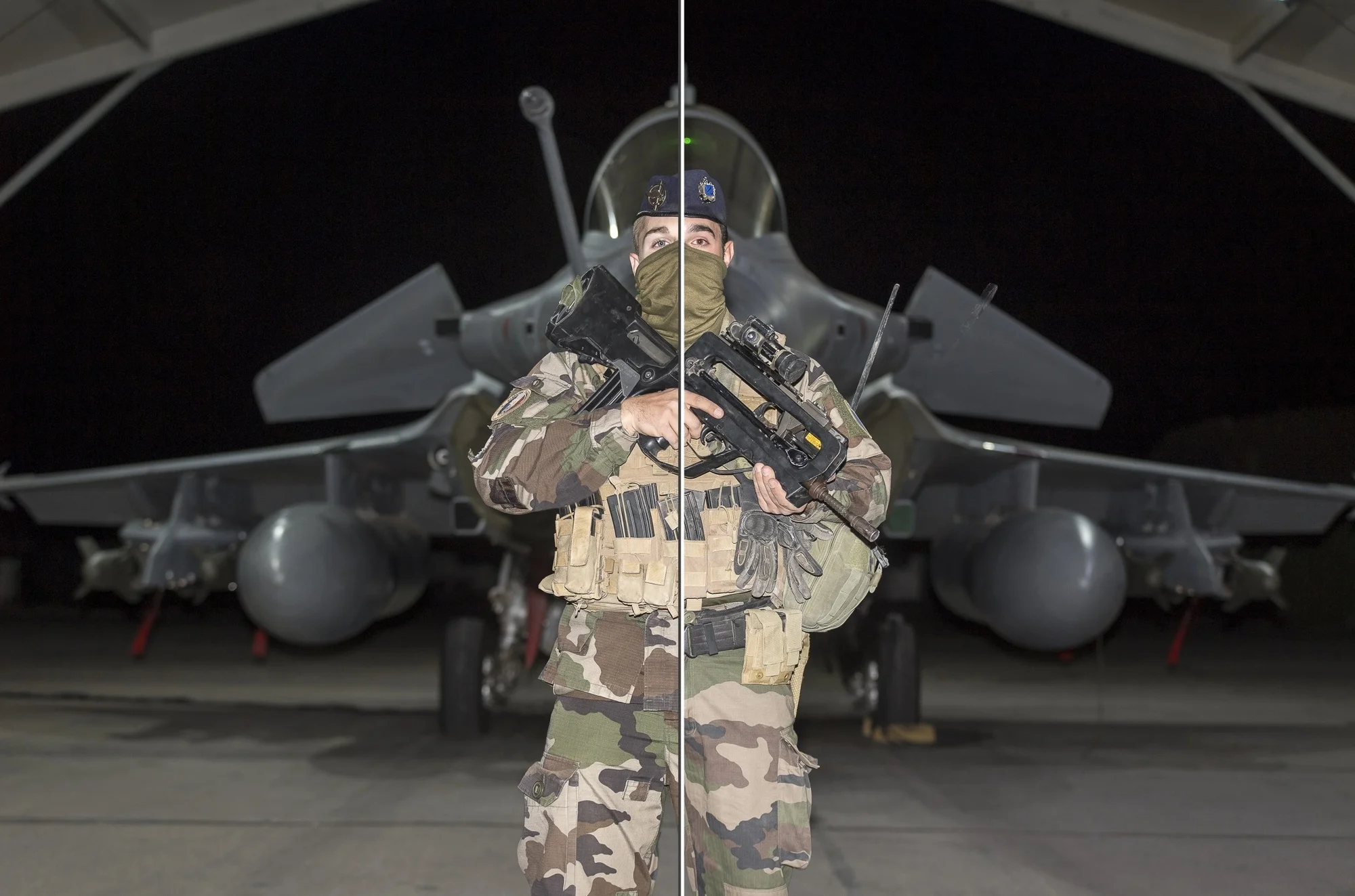 Fusilir-marin et fusilier de l'air