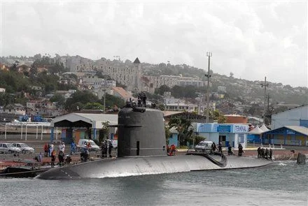 L'Améthyste en escale