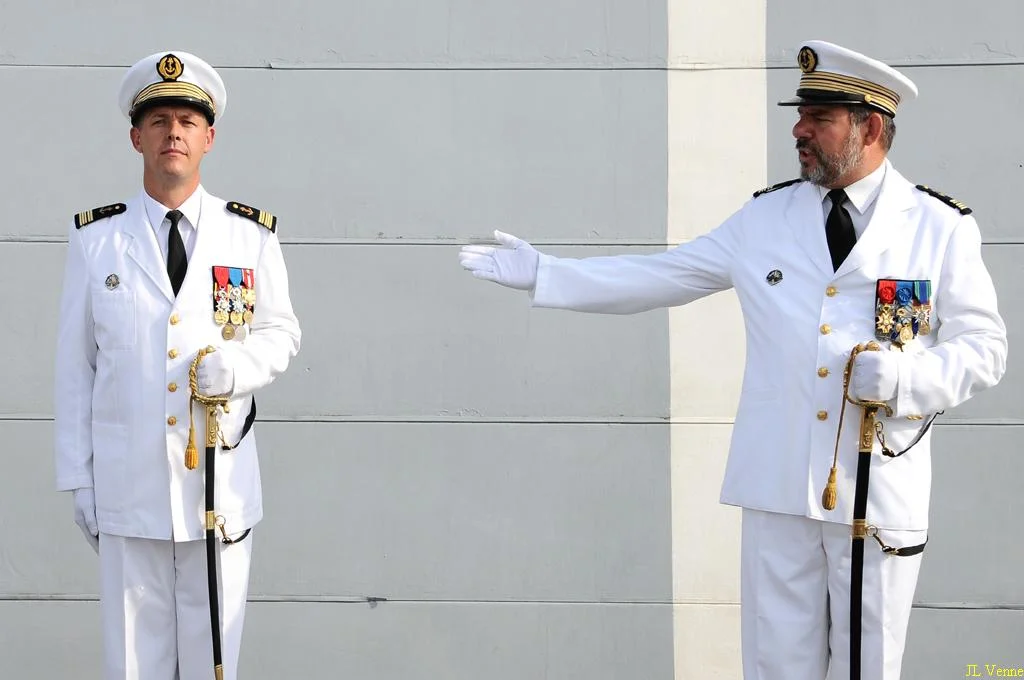 Prise de commandement de la frégate Jean Bart
