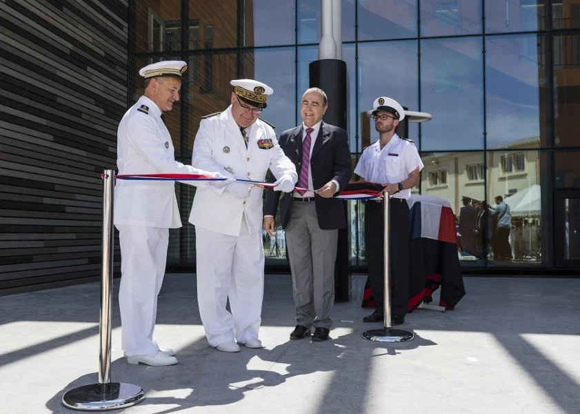 Le chef d’état-major de la marine inaugure les simulateurs des futurs sous-marins Barracuda