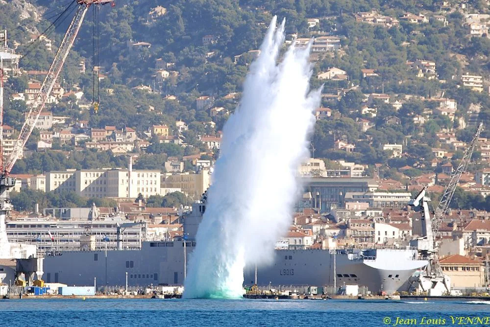 Essais des catapultes du Charles de Gaulle