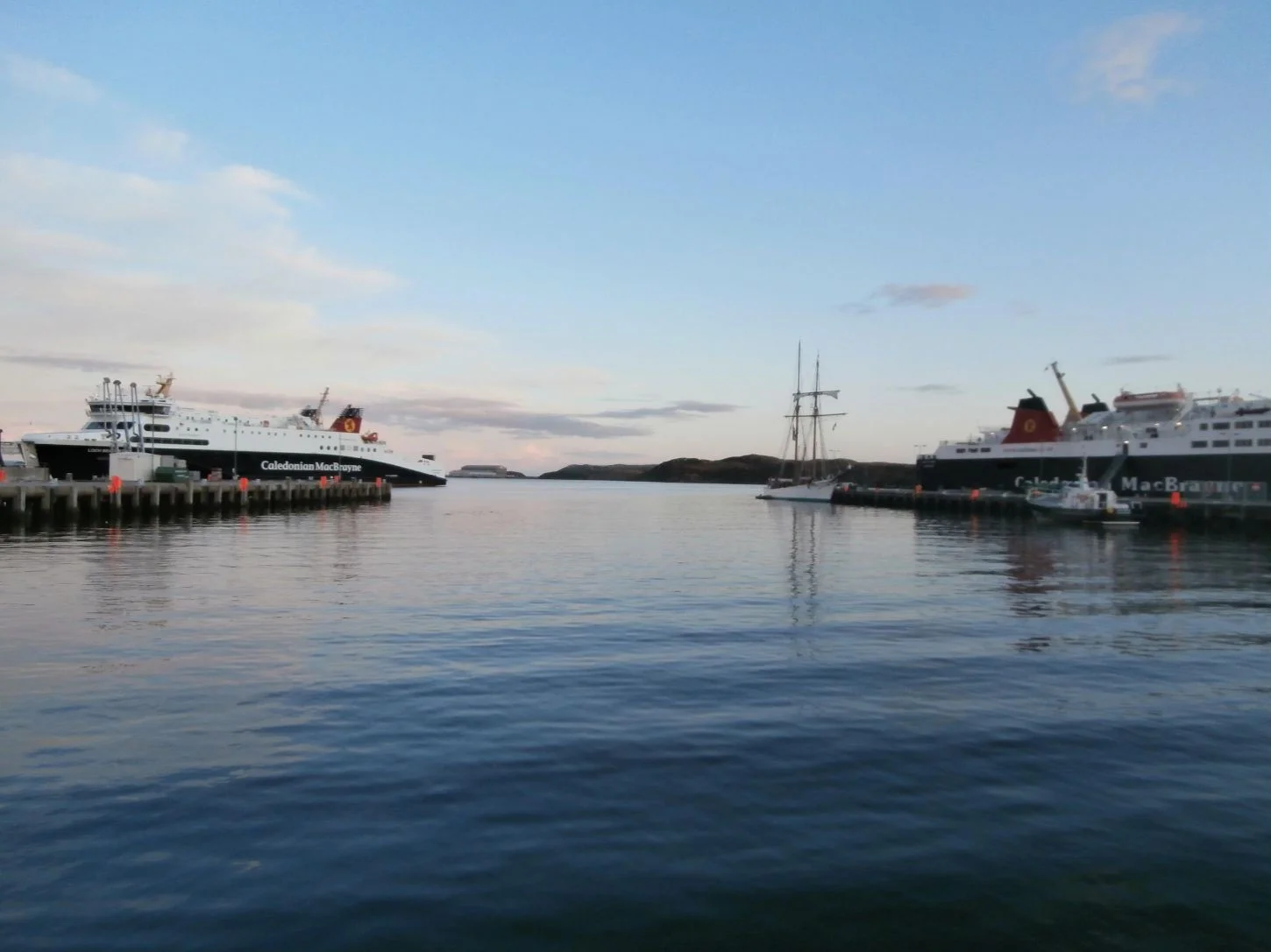La Belle-Poule en escale à Stornoway, aux Hébrides extérieures