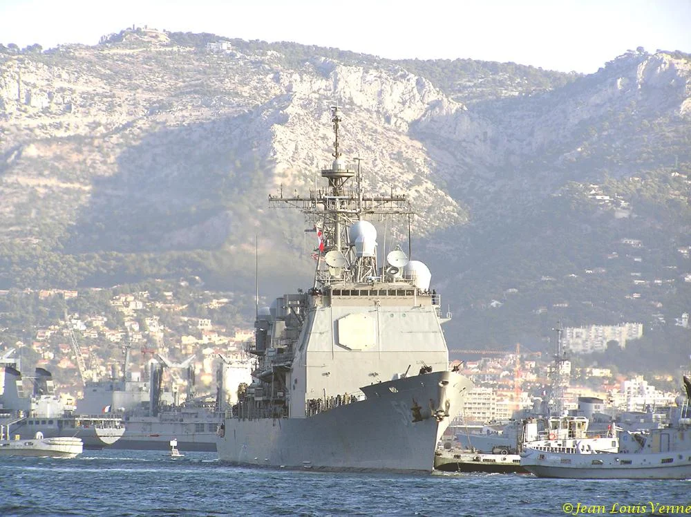 Escale du croiseur USS San Jacinto Ã  Toulon