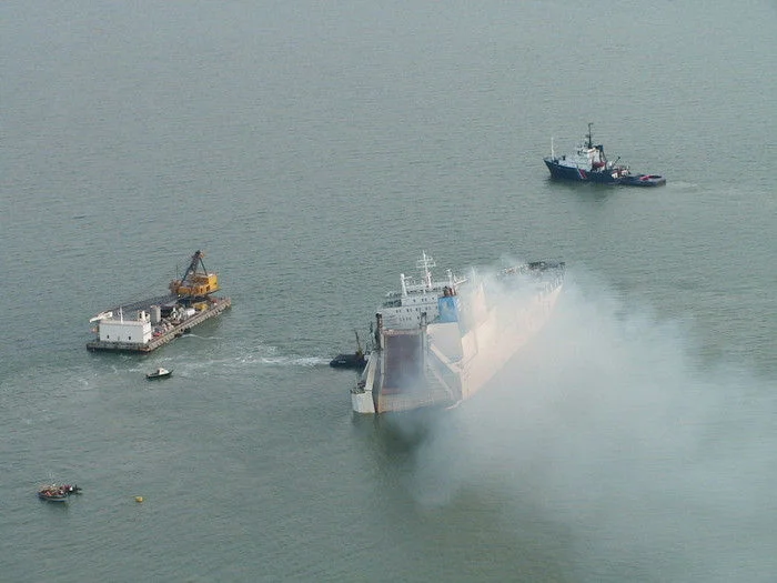 Incendie sur le Rokia Delmas