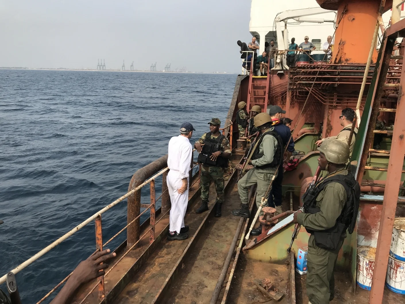 Formation « équipe de visite » de marins togolais