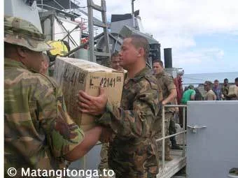 Embarquement des secours