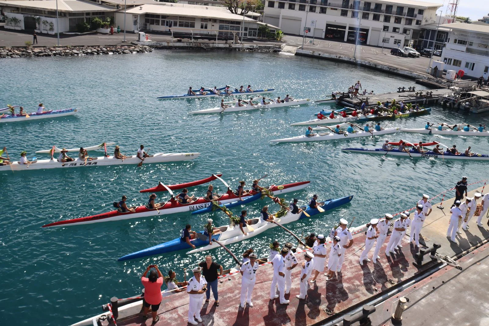 Le patrouilleur Teriieroo a Teriierooiterai accueilli en grande pompe