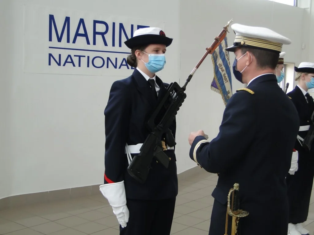 Remise des diplômes aux 44 stagiaires de la préparation militaire Marine Jean Bart de Dunkerque