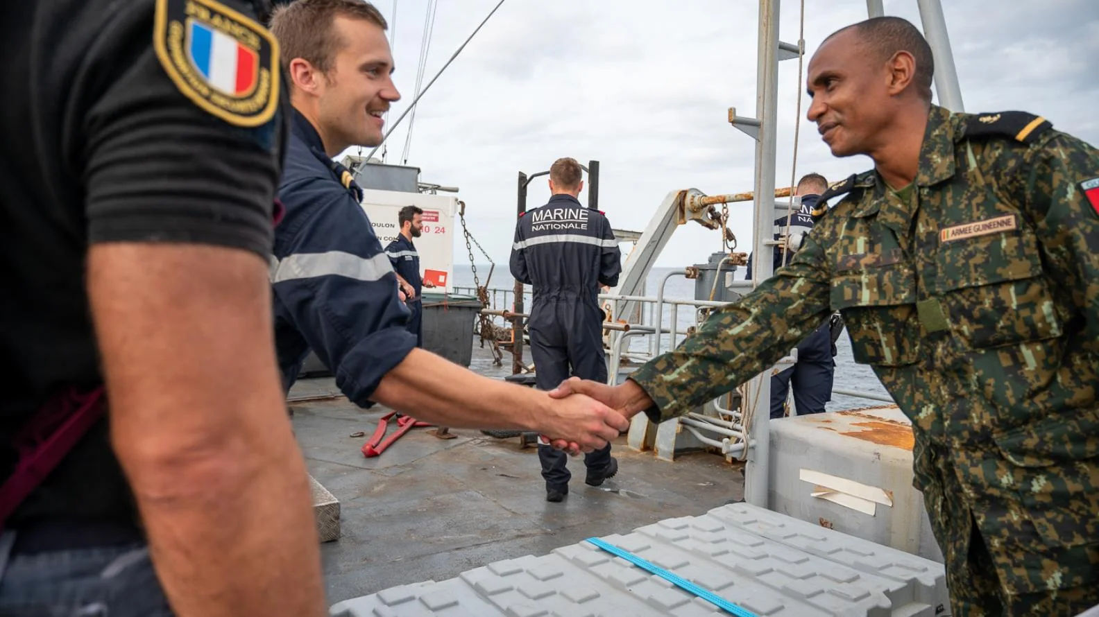 Le patrouilleur Commandant Birot accueille des élèves d'écoles navales africaines