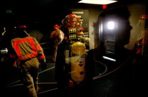 Stagiaires à l'entraînement