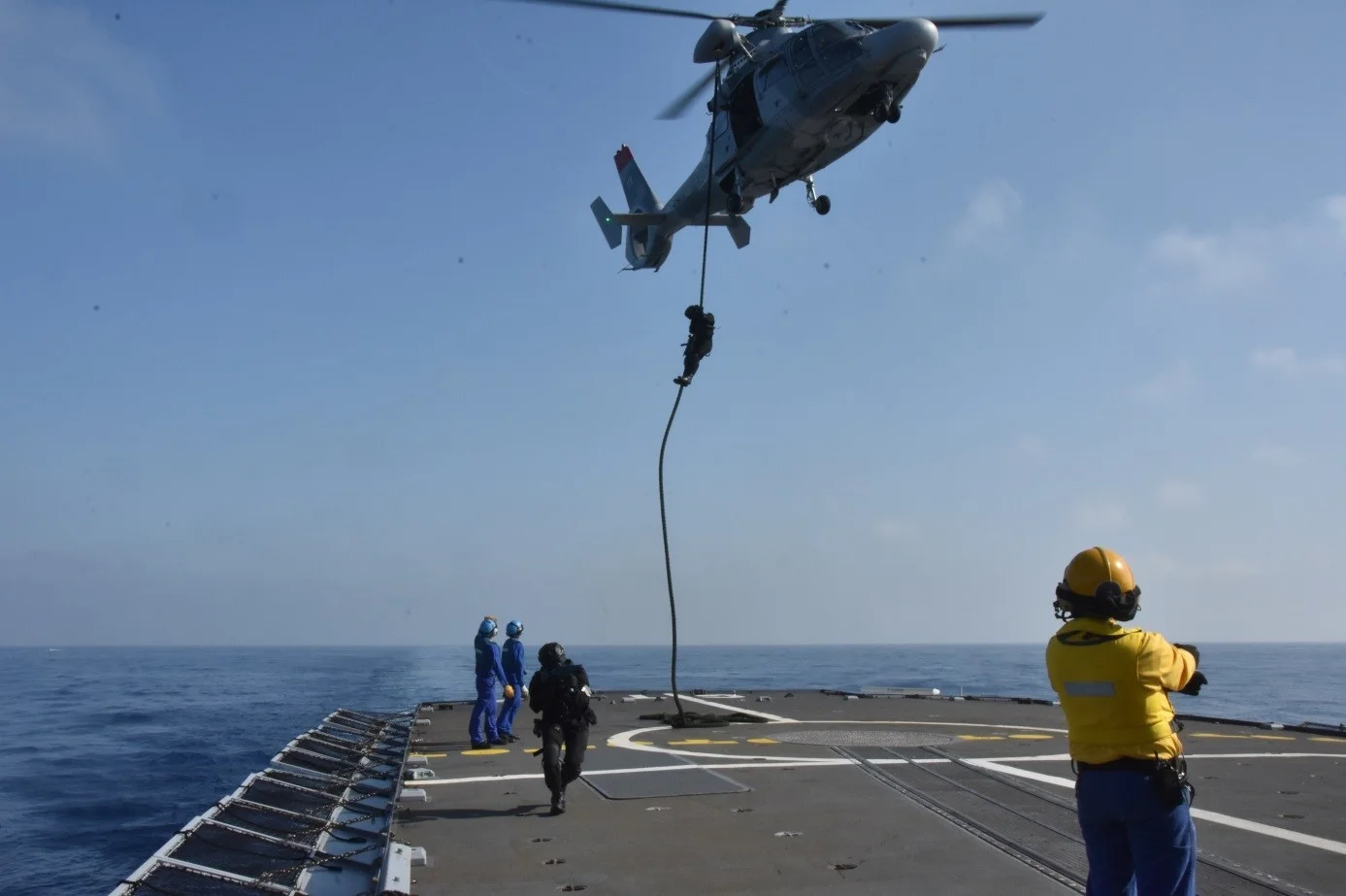 Exercice d'hélicordage