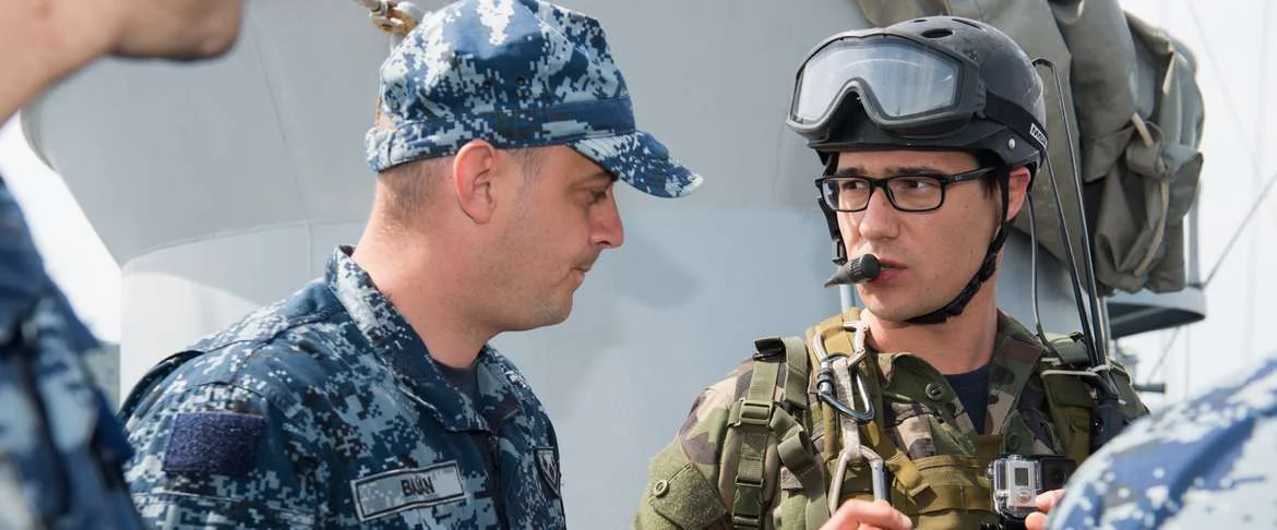 Entraînement du Commandant Birot avec la marine croate
