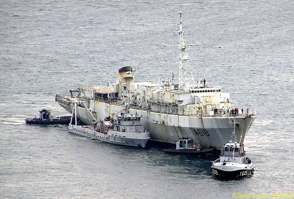 Installation de la Rance devant l’école de plongée