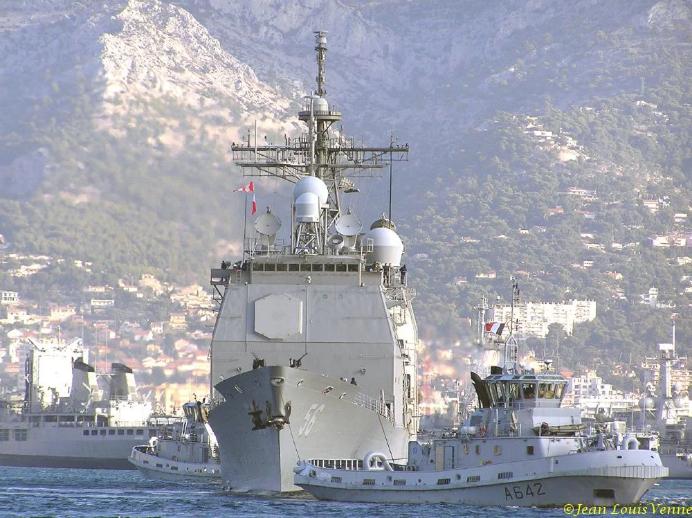 Escale du croiseur USS San Jacinto Ã  Toulon