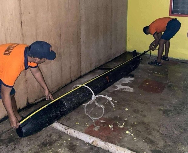 Le drone découvert aux Philippines